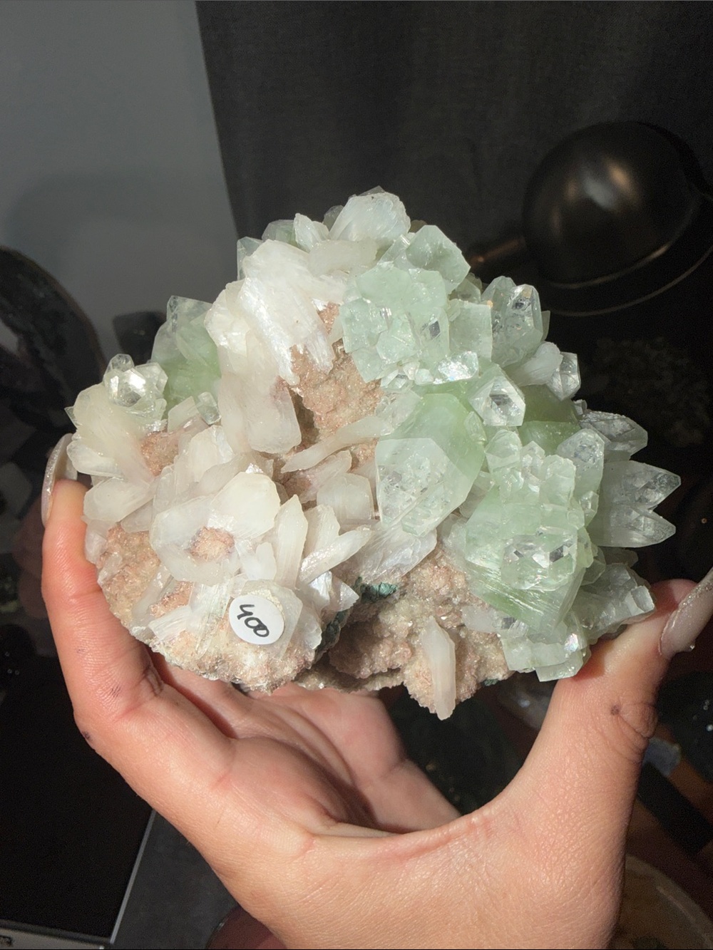Green apophyllite